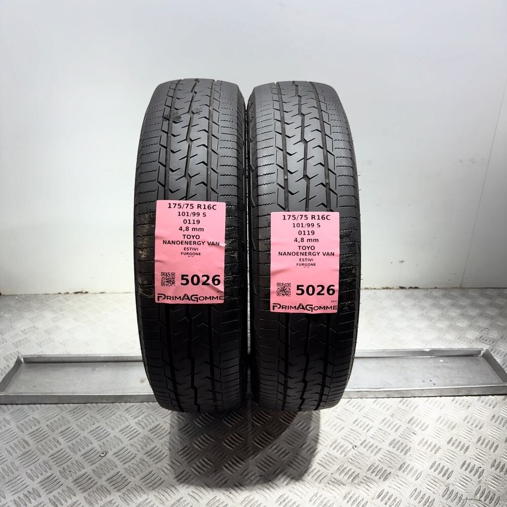 Gomme Usate 175 75 R16C 101/99S Toyo Nanoenergy Van Estive