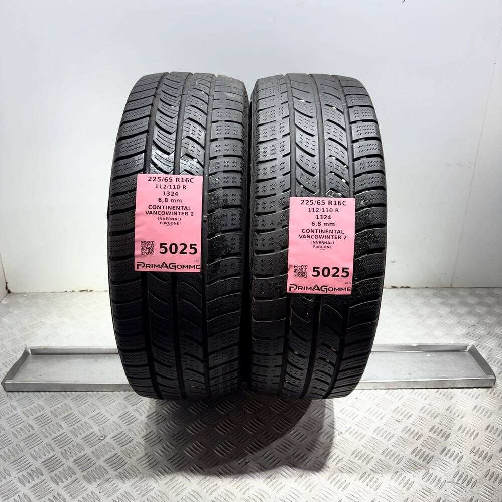Gomme Usate 225 65 R16C 112/110R Continental Vancowinter 2 97% Invernali