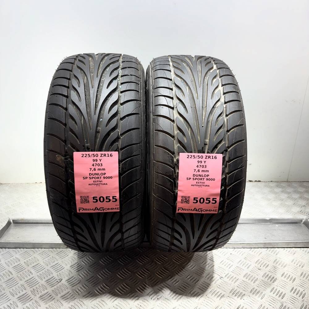 Gomme Usate 225 50 ZR16 99Y Dunlop SP Sport 9000 98% Estive