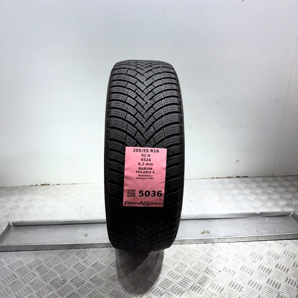 Gomma Usata 205 55 R16 91H Barum Polaris 6 89% Invernale