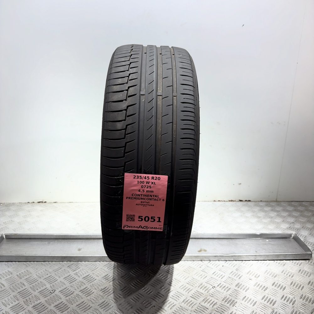 Gomma Usata 235 45 R20 100W XL Continental Premiumcontact 6 Estivo