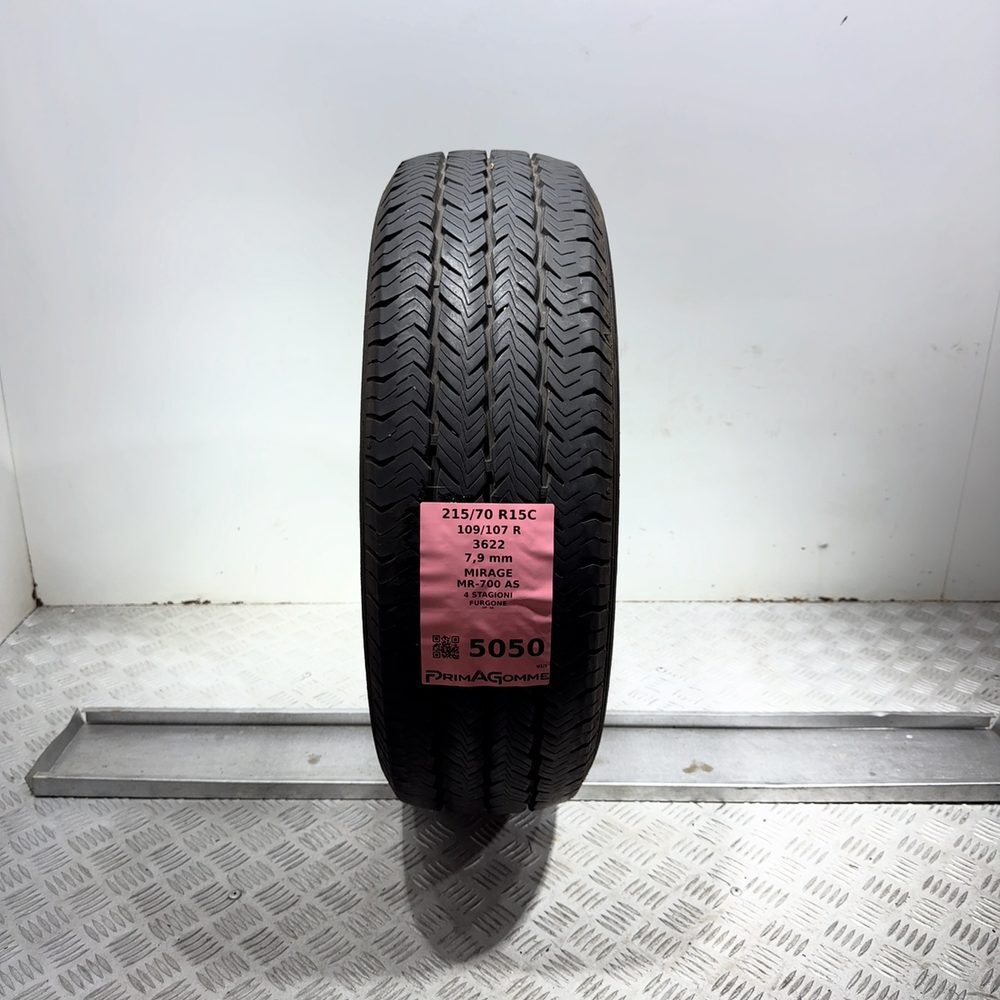 Gomma Usata 215 70 R15C 109/107R Mirage MR-700 AS 98% 4 Stagioni