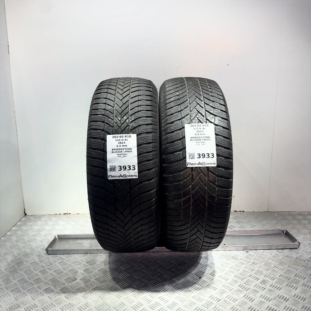 Gomme Usate 265 60 R18 114H XL Bridgestone Blizzak LM005 Invernali