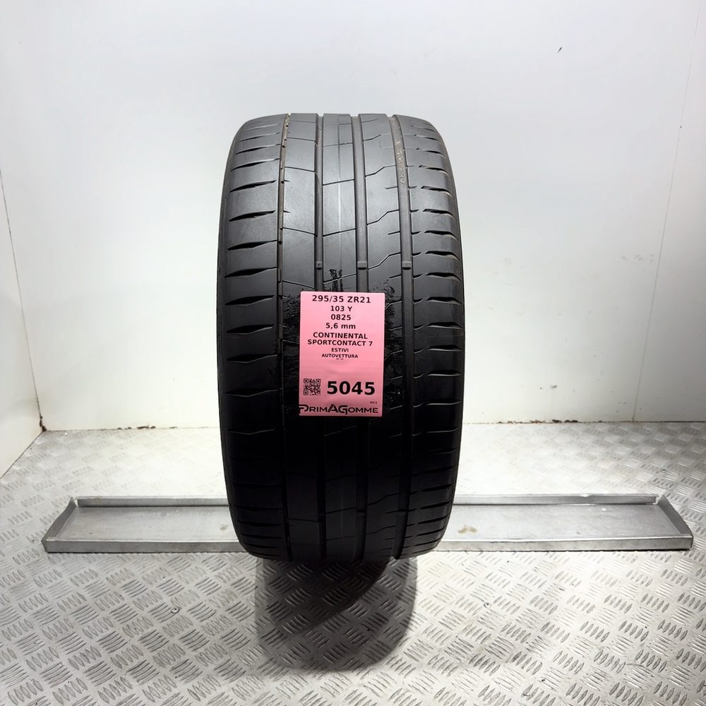 Gomma Usata 295 35 ZR21 103Y Continental Sportcontact 7 80% Estivo