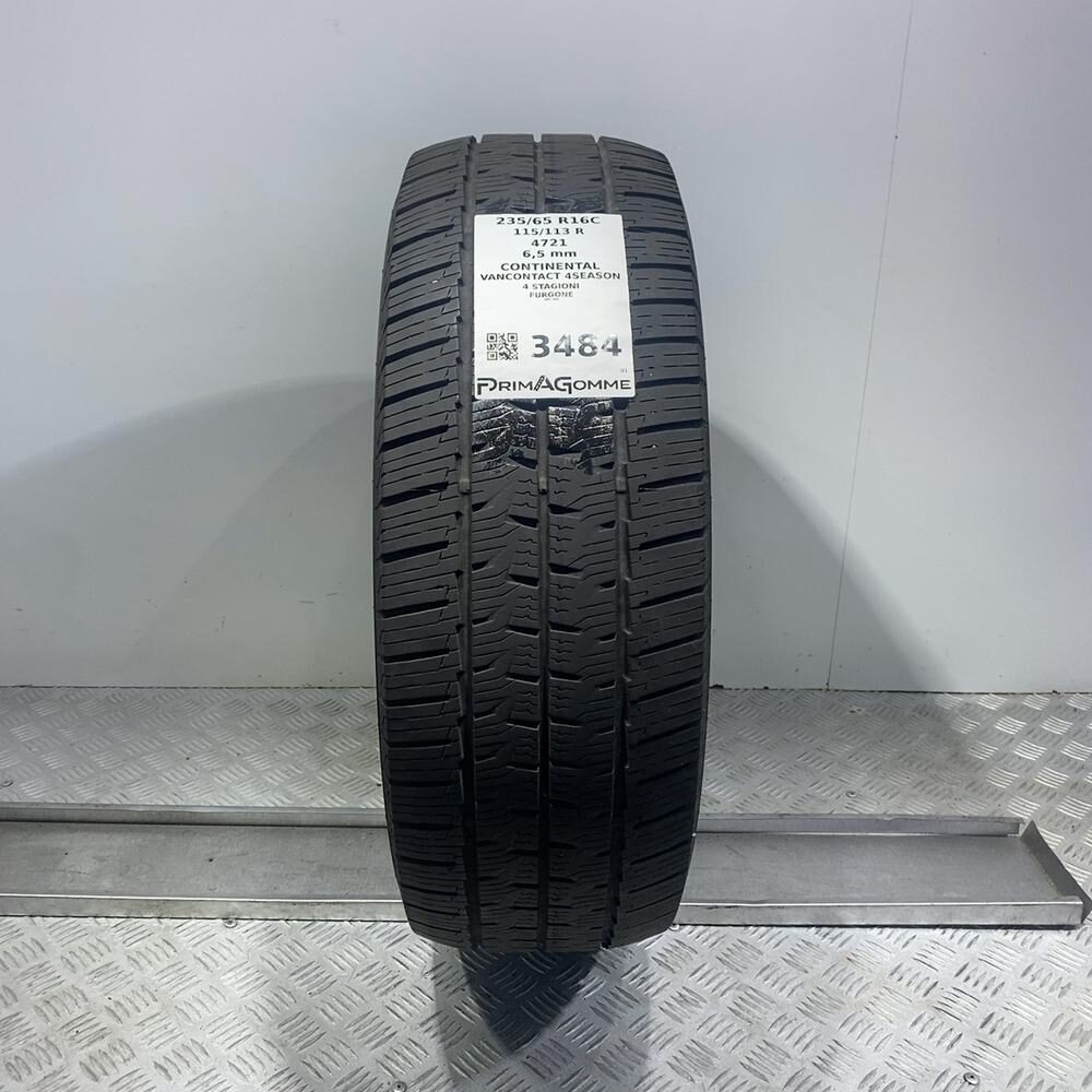 Gomma Usata 235 65 R16C 115/113R Continental Vancontact 4Season 93% 4 Stagioni