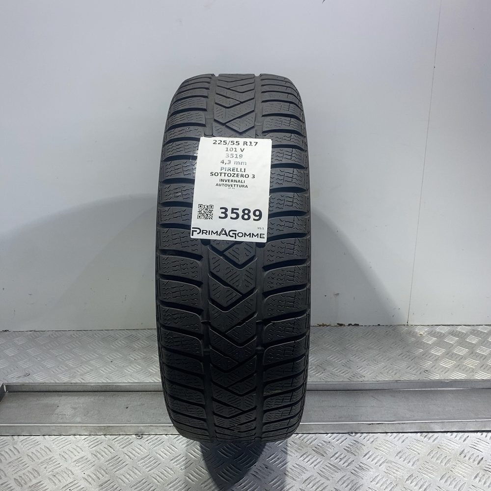 Gomma Usata 225 55 R17 101V XL Pirelli Sottozero 3 Invernale