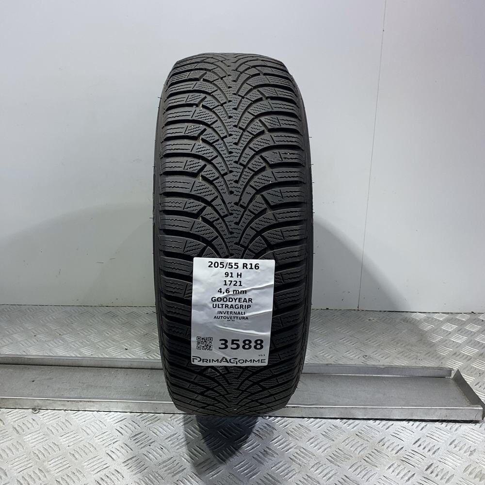 Gomma Usata 205 55 R16 91H Goodyear Ultragrip Invernale