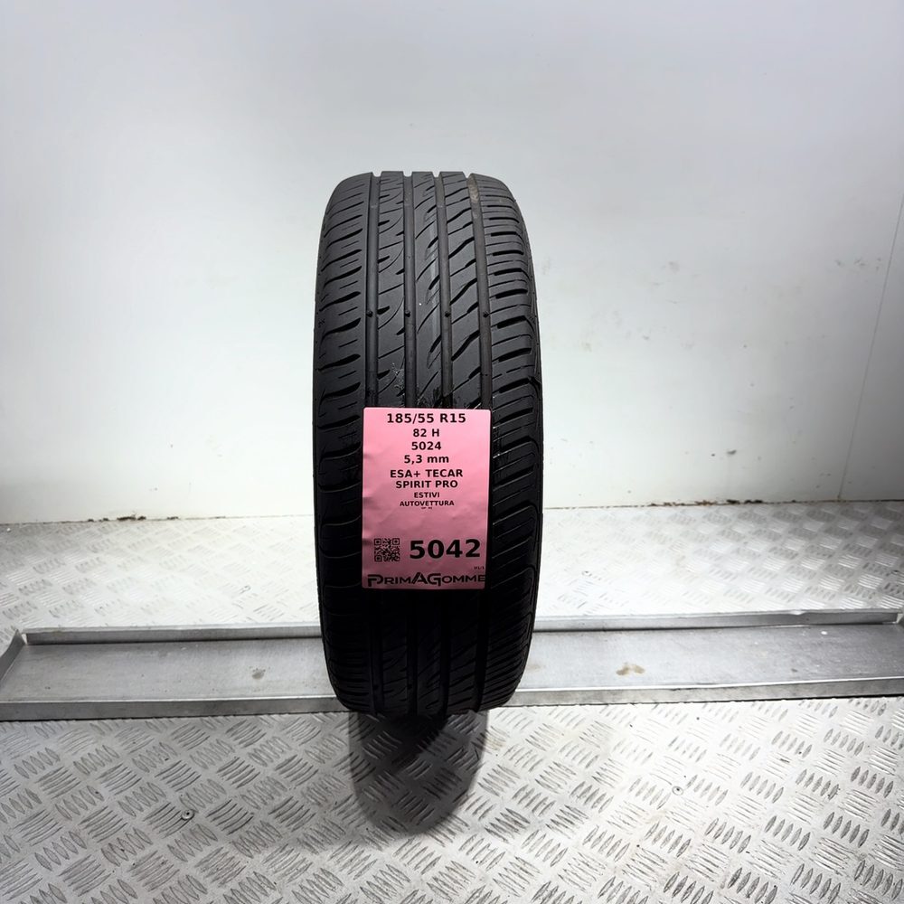 Gomma Usata 185 55 R15 82H Esa+ Tecar Spirit Pro 76% Estivo