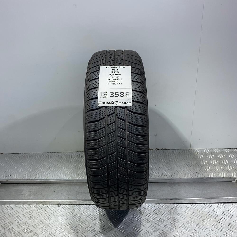 Gomma Usata 195 65 R15 91T Barum Polaris 3 84% Invernale