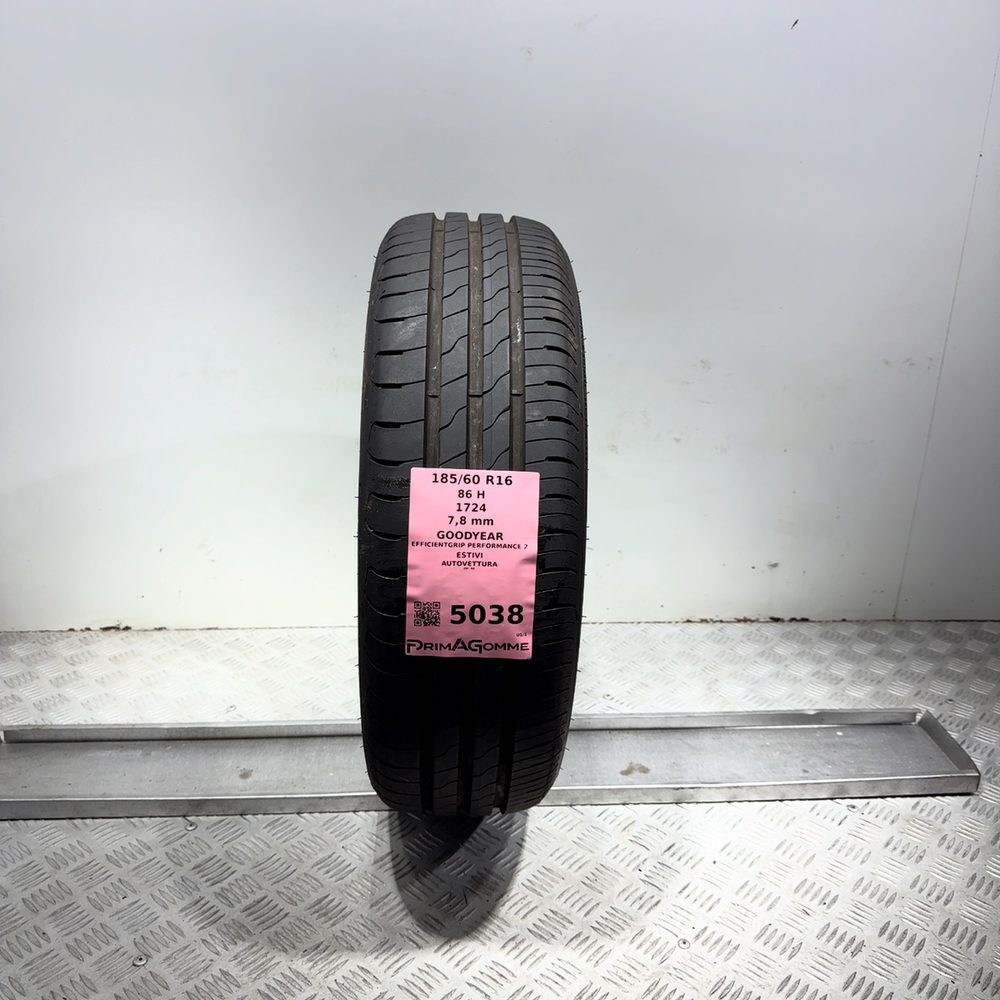 Gomma Usata 185 60 R16 86H Goodyear Efficientgrip Performance 2 98% Estivo