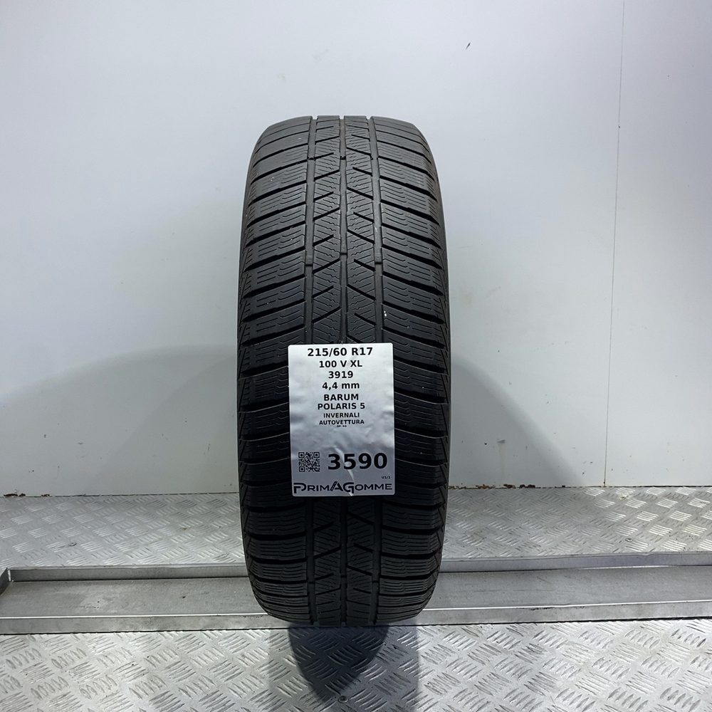 Gomma Usata 215 60 R17 100V XL Barum Polaris 5 Invernale