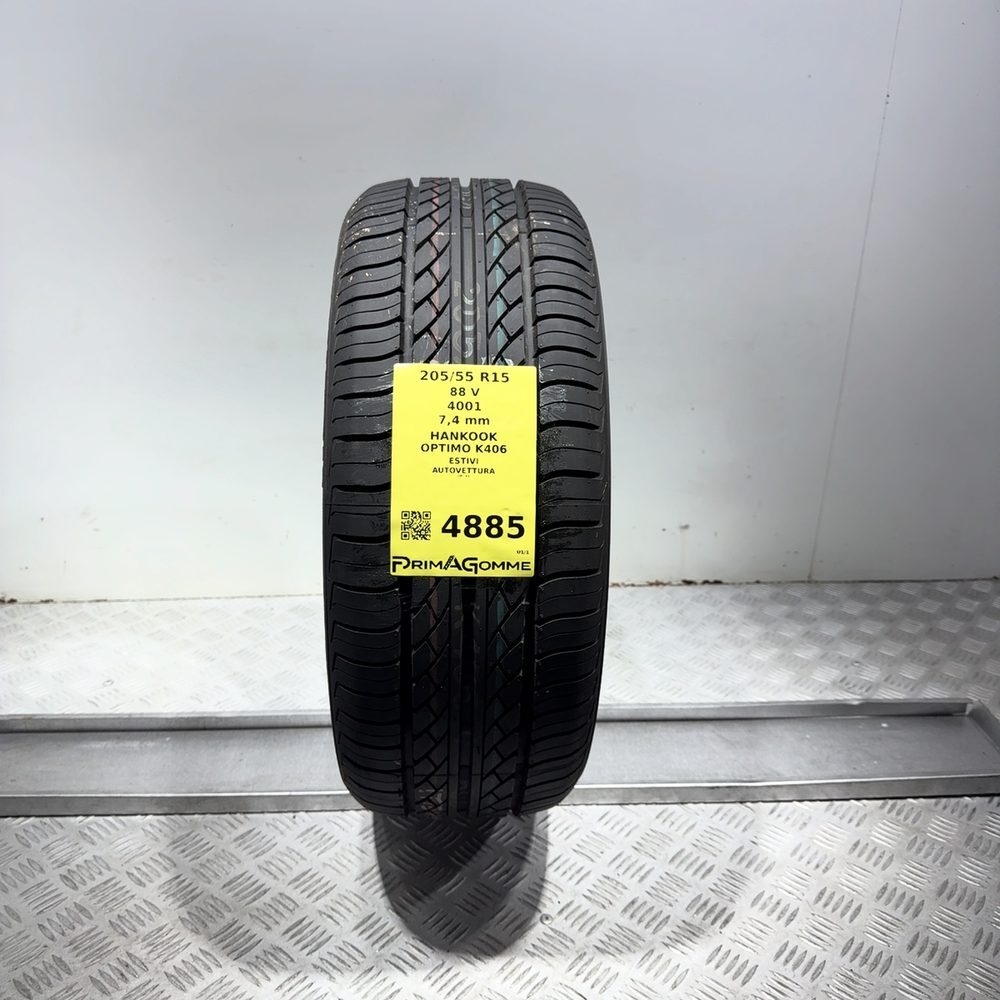 Gomma Usata 205 55 R15 88V Hankook Optimo K406 98% Estivo
