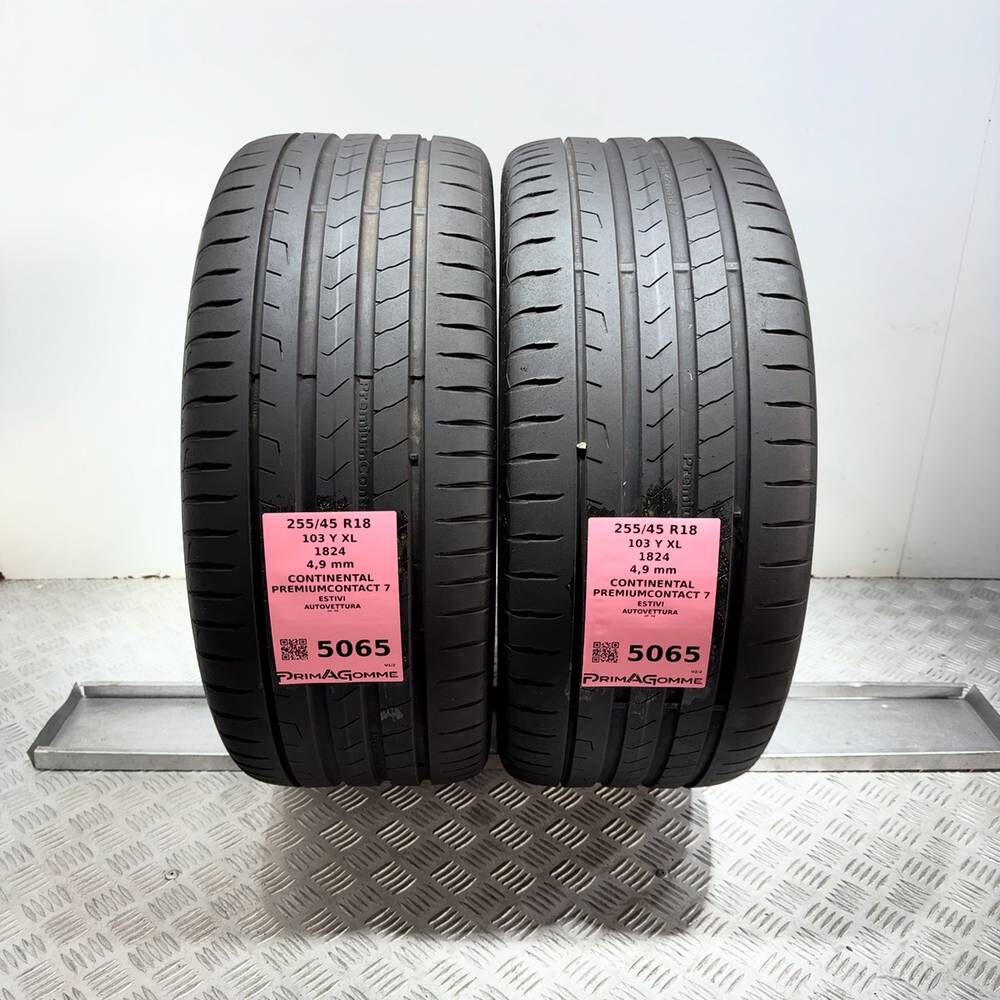 Gomme Usate 255 45 R18 103Y XL Continental Premiumcontact 7 Estive
