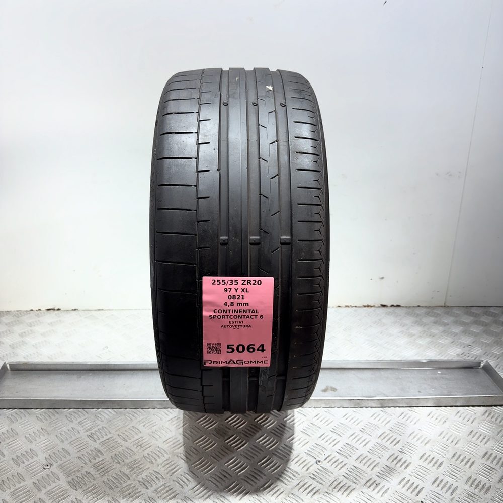 Gomma Usata 255 35 ZR20 97Y XL Continental Sportcontact 6 Estivo