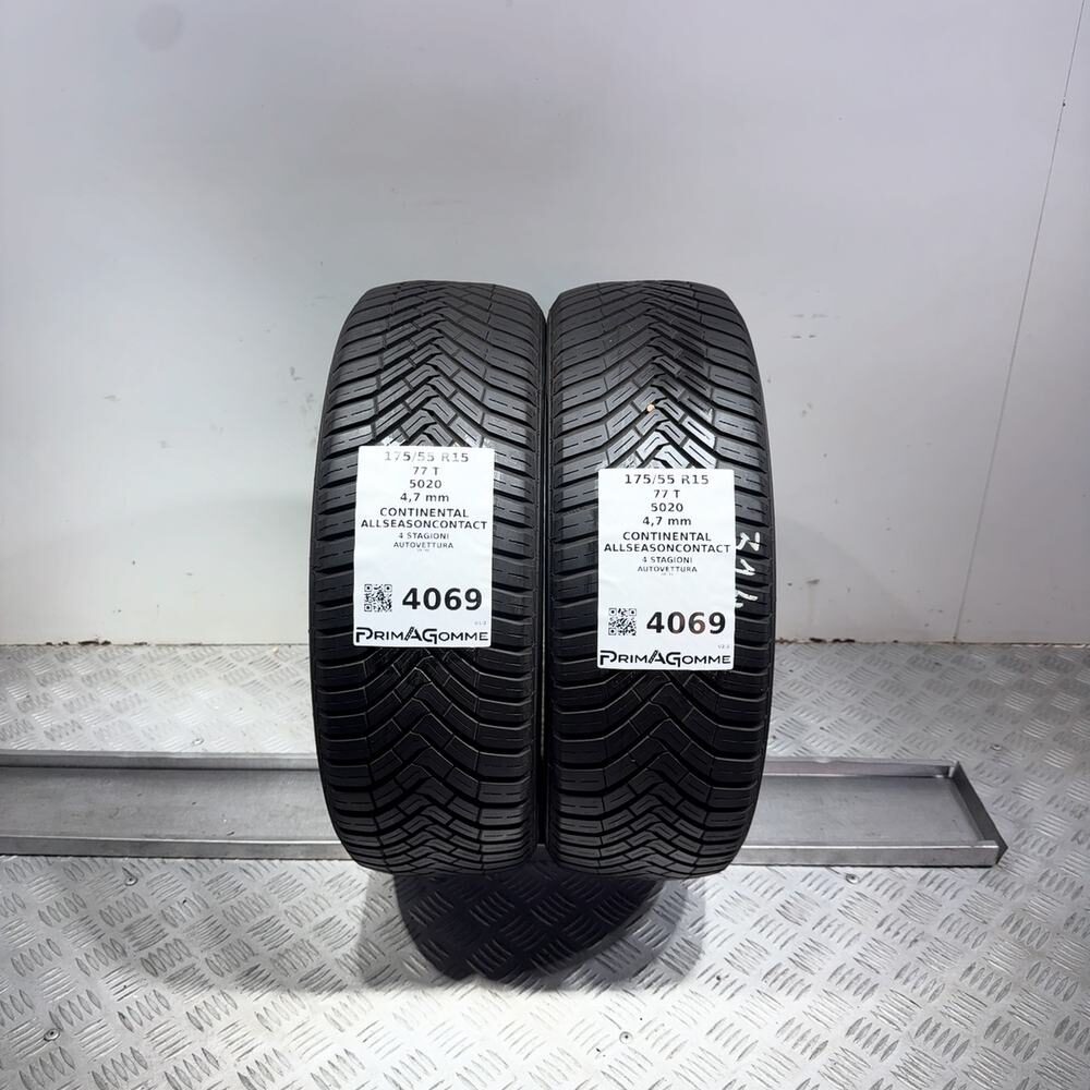 Gomme Usate 175 55 R15 77T Continental Allseasoncontact 4 Stagioni