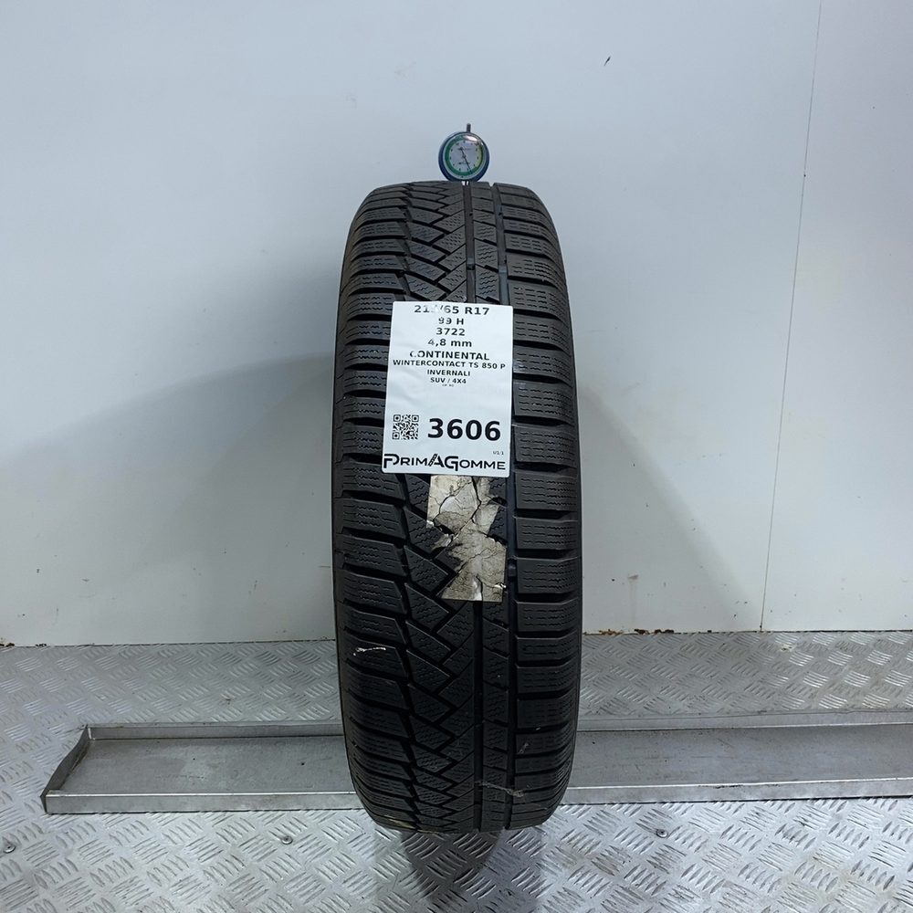 Gomma Usata 215 65 R17 99H Continental Wintercontact TS 850 P Invernale