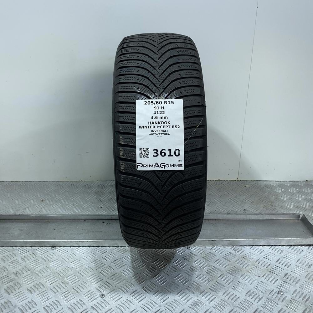Gomma Usata 205 60 R15 91H Hankook Winter I*Cept RS2 Invernale