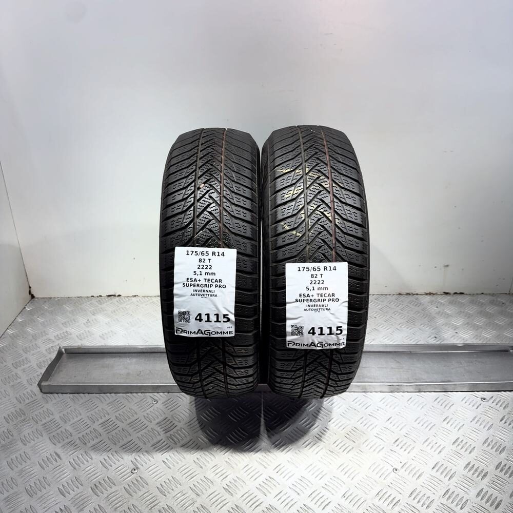Gomme Usate 175 65 R14 82T Esa+ Tecar Supergrip Pro 73% Invernali