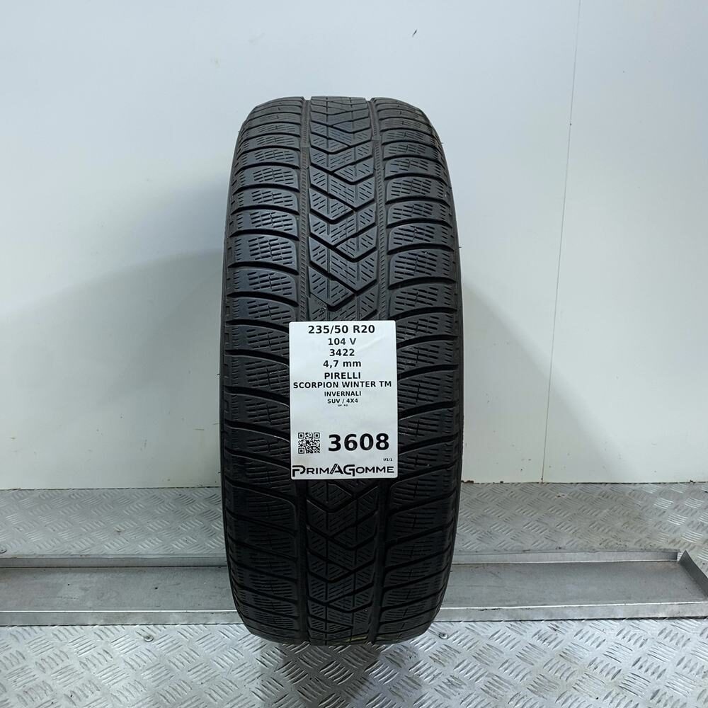 Gomma Usata 235 50 R20 104V XL Pirelli Scorpion Winter TM Invernale