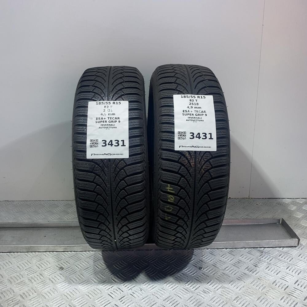 Gomme Usate 185 55 R15 82T Esa+ Tecar Super Grip 9 Invernali