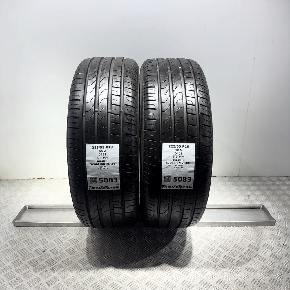 Gomme Usate 225 55 R18 98V Pirelli Scorpion Verde 98% Estive