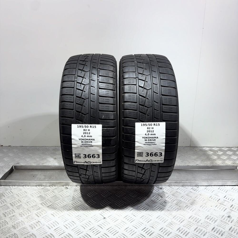 Gomme Usate 195 50 R15 82H Yokohama W.Drive Invernali