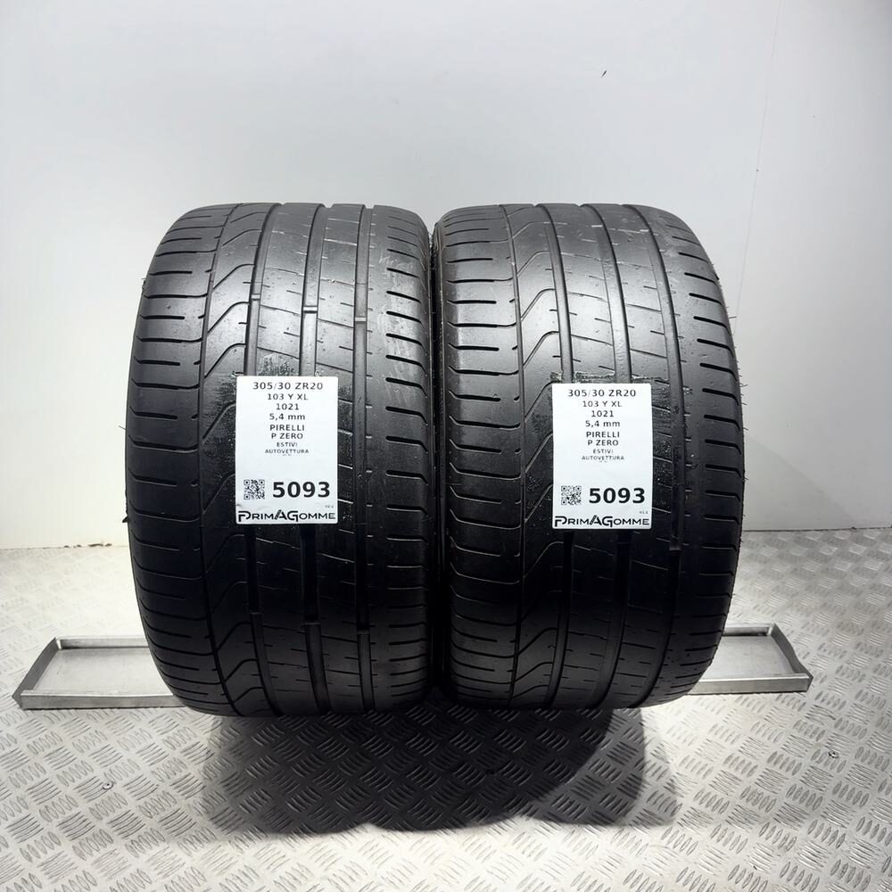 Gomme Usate 305 30 ZR20 103Y XL Pirelli P Zero 77% Estive
