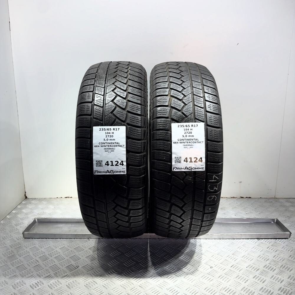 Gomme Usate 235 65 R17 104H Continental 4X4 Wintercontact 71% Invernali