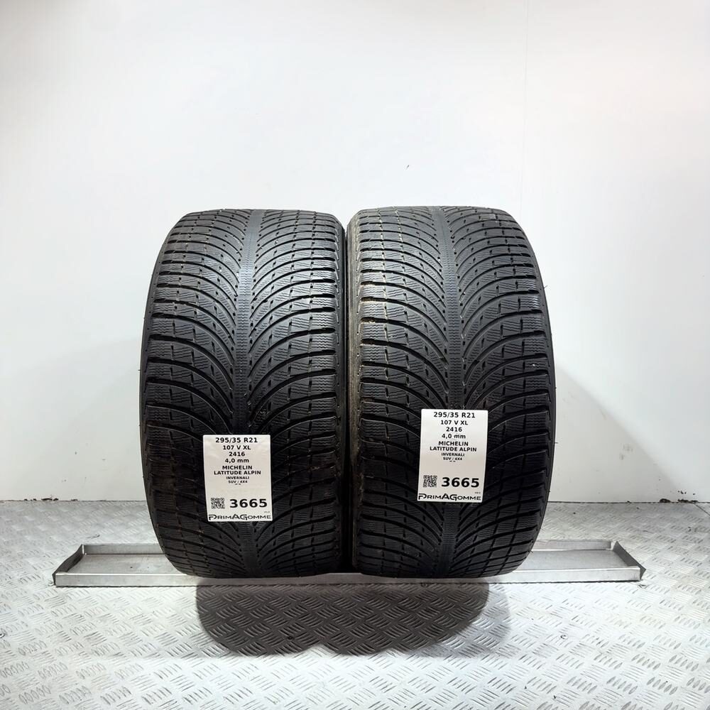 Gomme Usate 295 35 R21 107V XL Michelin Latitude Alpin Invernali
