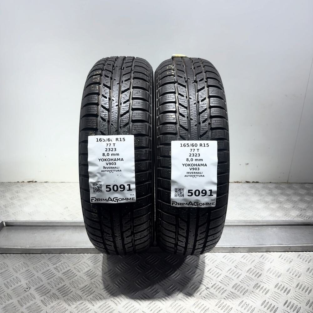 Gomme Usate 165 60 R15 77T Yokohama V903 98% Invernali