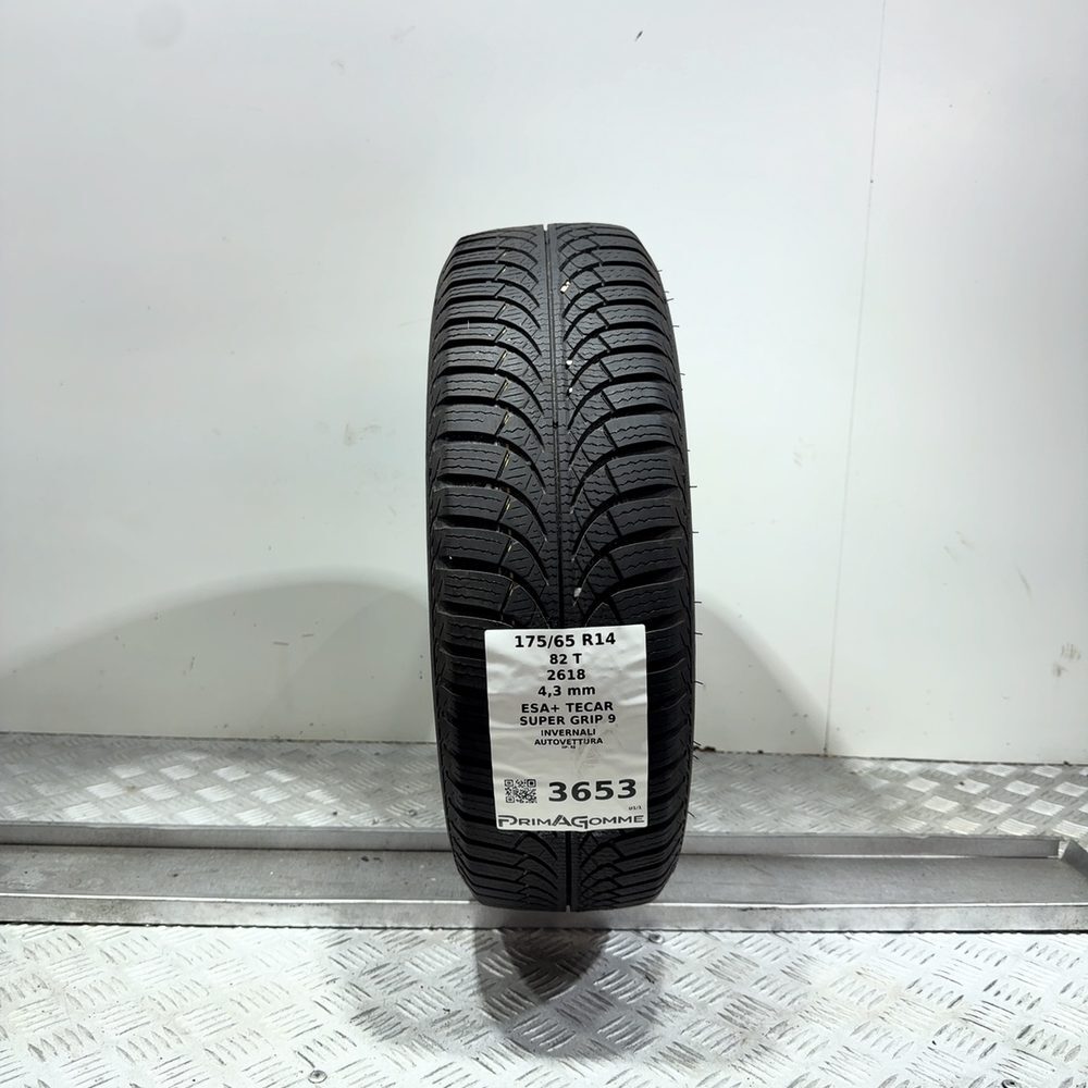 Gomma Usata 175 65 R14 82T Esa+ Tecar Super Grip 9 Invernale