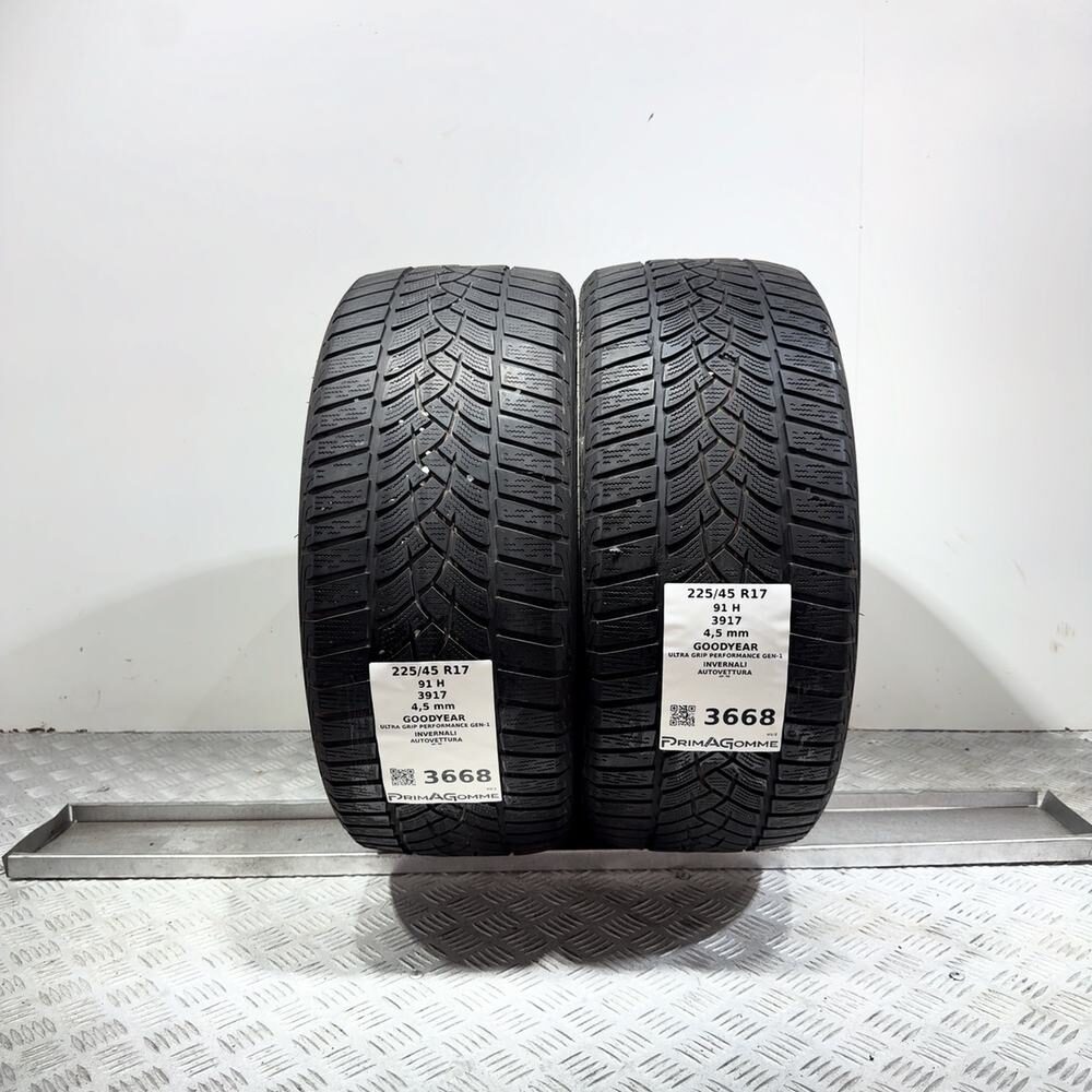 Gomme Usate 225 45 R17 91H Goodyear Ultra Grip Performance Gen-1 Invernali