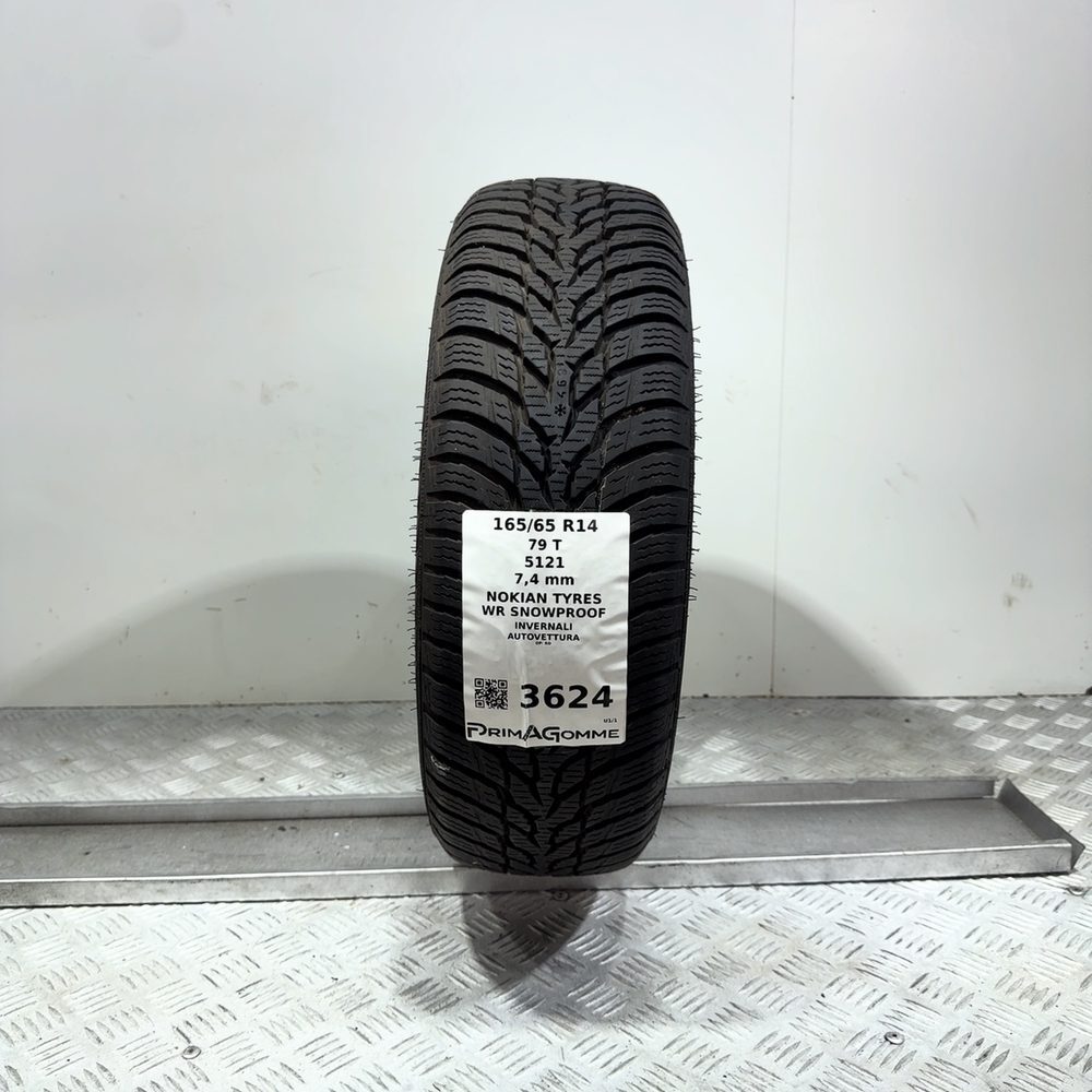 Gomma Usata 165 65 R14 79T Nokian Tyres WR Snowproof 98% Invernale