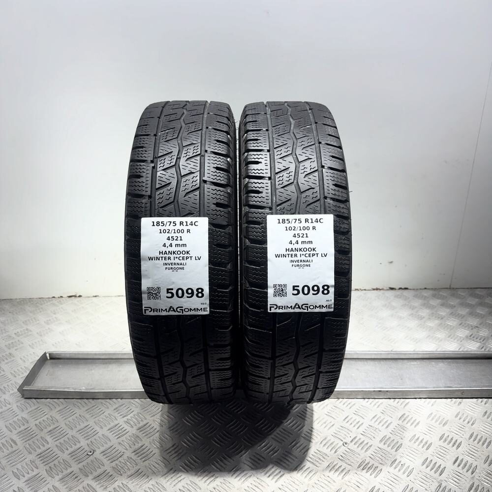 Gomme Usate 185 75 R14C 102/100R Hankook Winter I*Cept LV Invernali