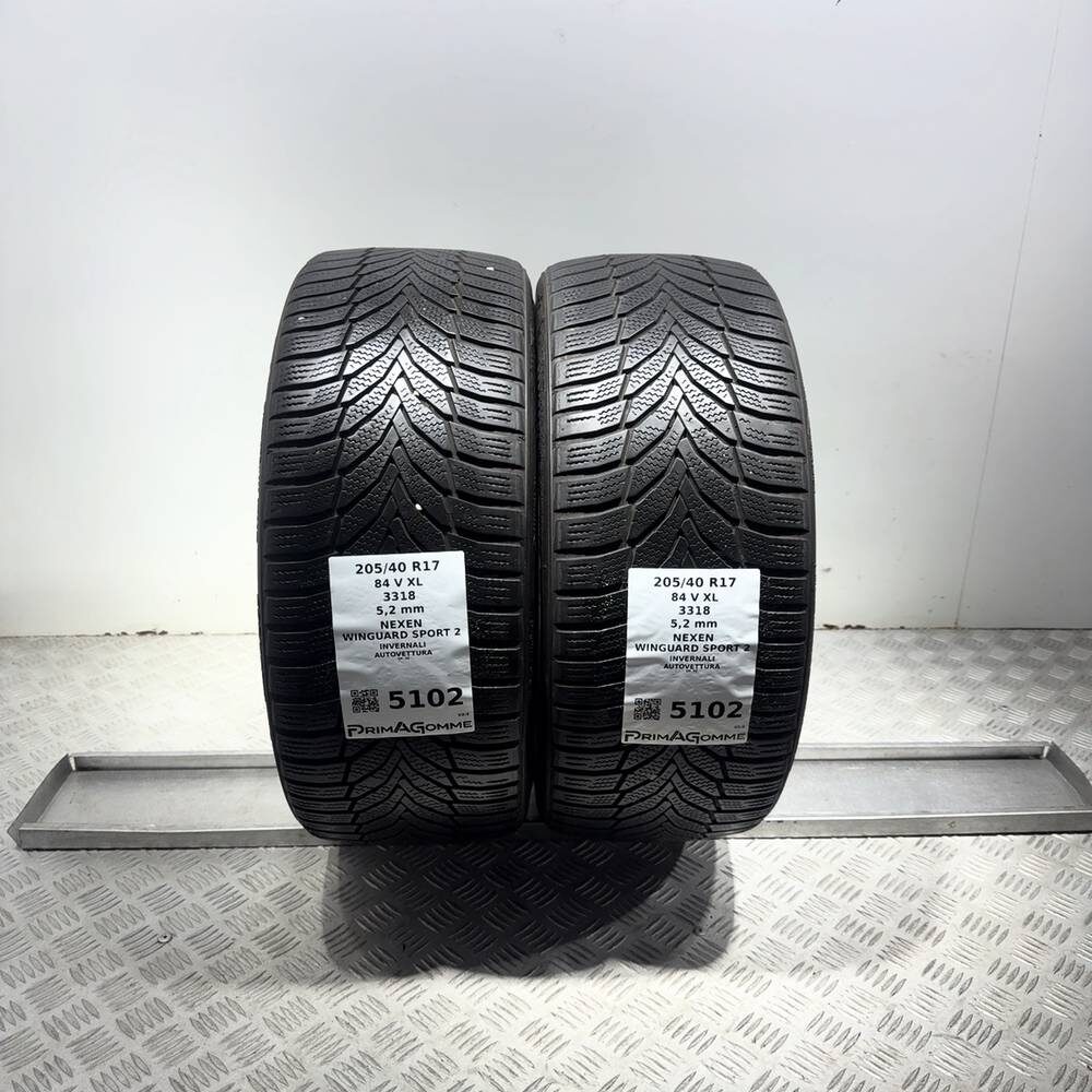 Gomme Usate 205 40 R17 84V XL Nexen Winguard Sport 2 74% Invernali