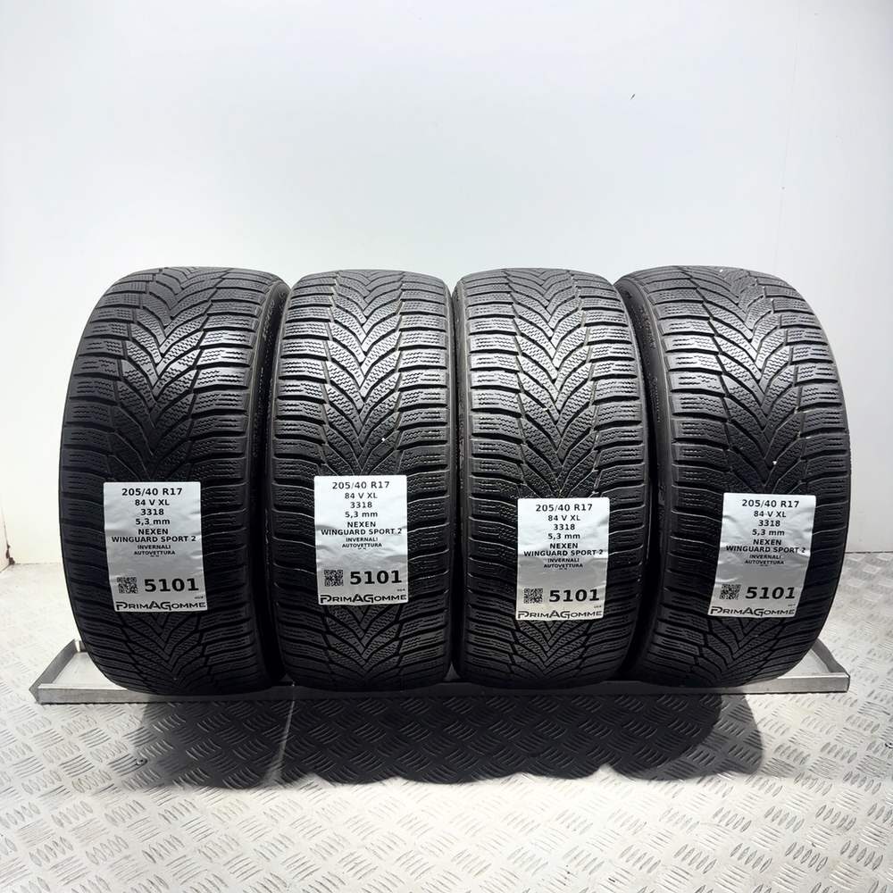 Gomme Usate 205 40 R17 84V XL Nexen Winguard Sport 2 76% Invernali