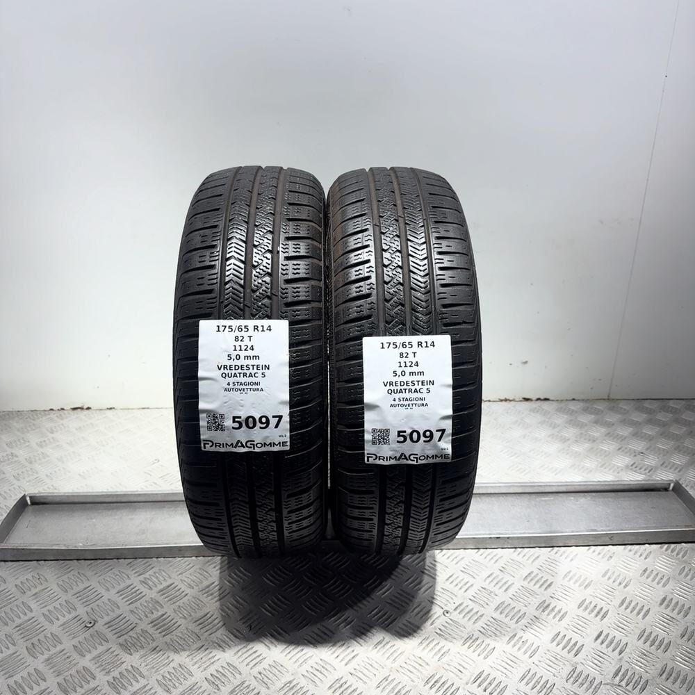 Gomme Usate 175 65 R14 82T Vredestein Quatrac 5 71% 4 Stagioni