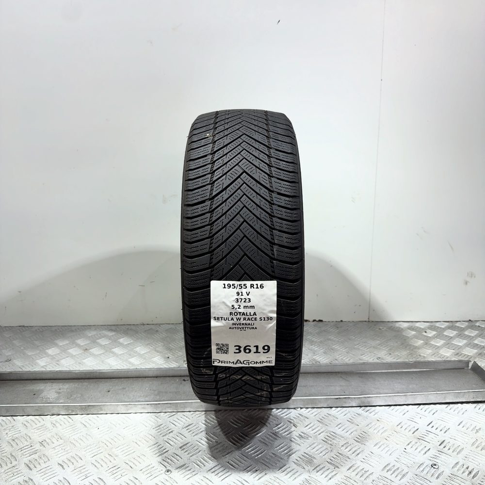 Gomma Usata 195 55 R16 91V XL Rotalla Setula W Race S130 74% Invernale