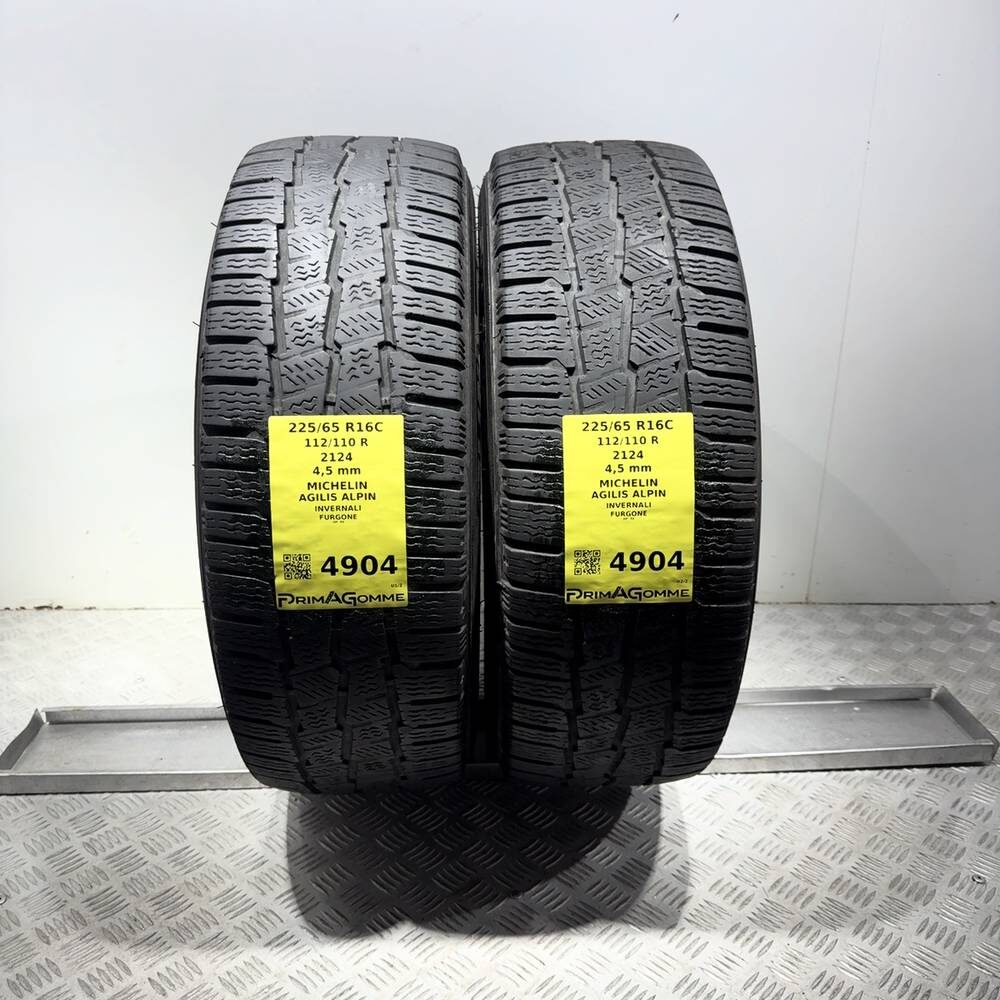 Gomme Usate 225 65 R16C 112/110R Michelin Agilis Alpin Invernali