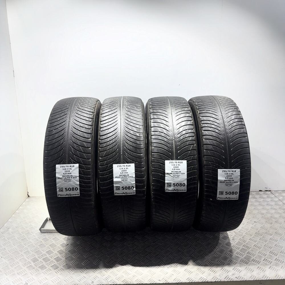 Gomme Usate 255 70 R18 116V XL Michelin Pilot Alpin 5 SUV Invernali