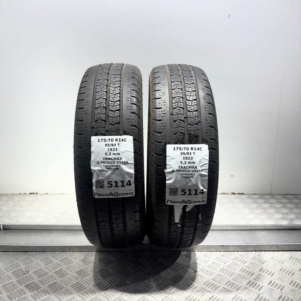 Gomme Usate 175 70 R14C 95/93T Tracmax X-Privilo VS450 74% Invernali