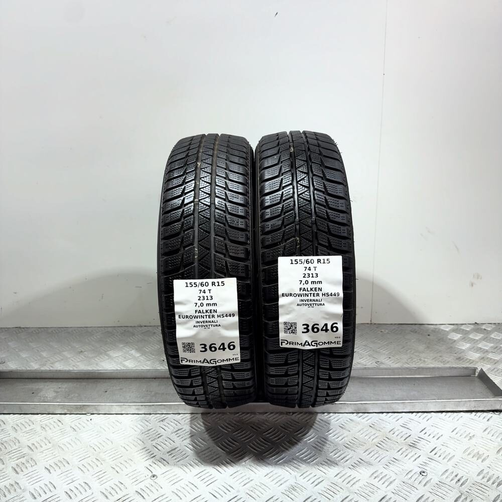 Gomme Usate 155 60 R15 74T Falken Eurowinter HS449 98% Invernali