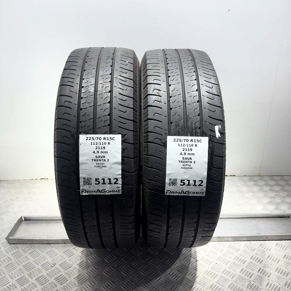 Gomme Usate 225 70 R15C 112/110R Sava Trenta 2 Estive