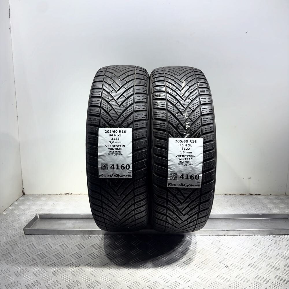 Gomme Usate 205 60 R16 96H XL Vredestein Wintrac 80% Invernali
