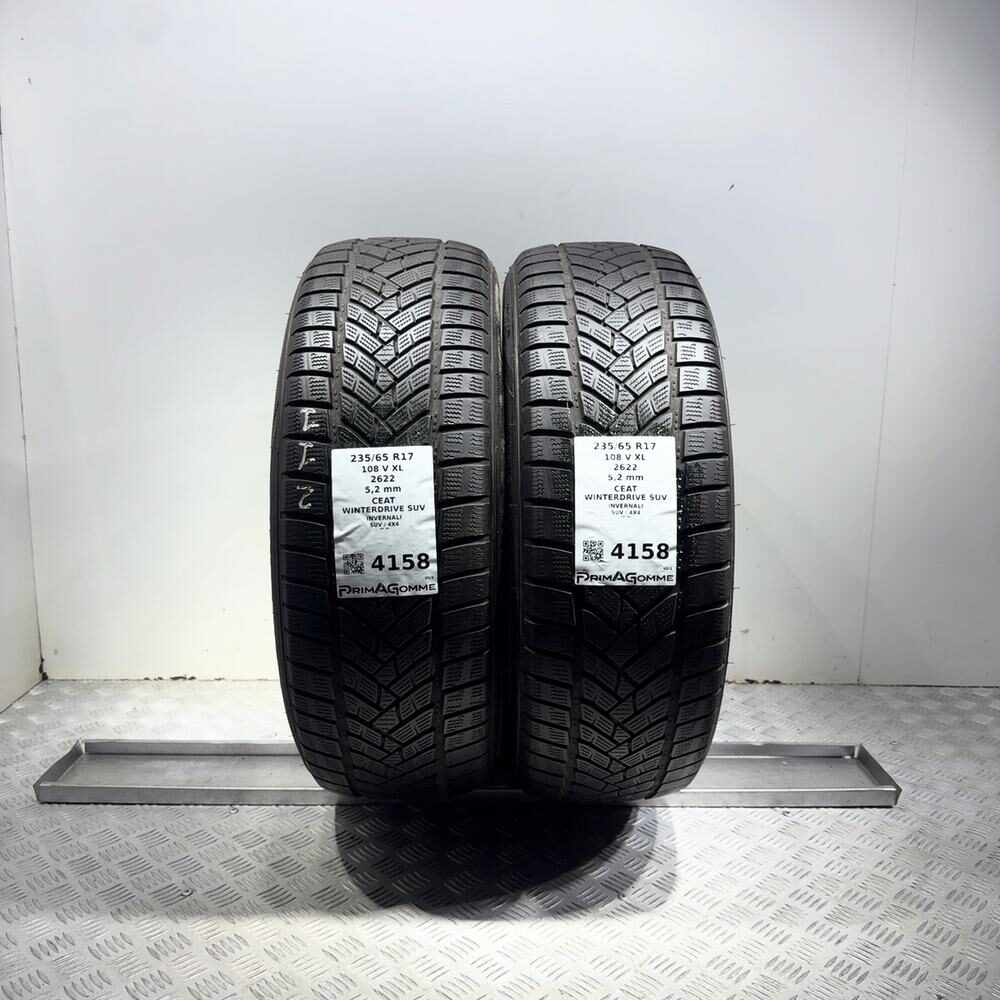 Gomme Usate 235 65 R17 108V XL Ceat Winterdrive SUV 74% Invernali