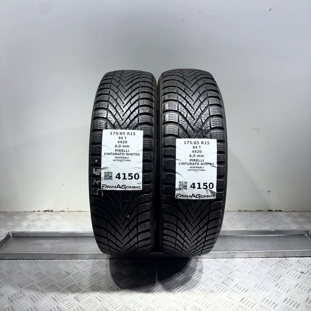 Gomme Usate 175 65 R15 84T Pirelli Cinturato Winter 86% Invernali