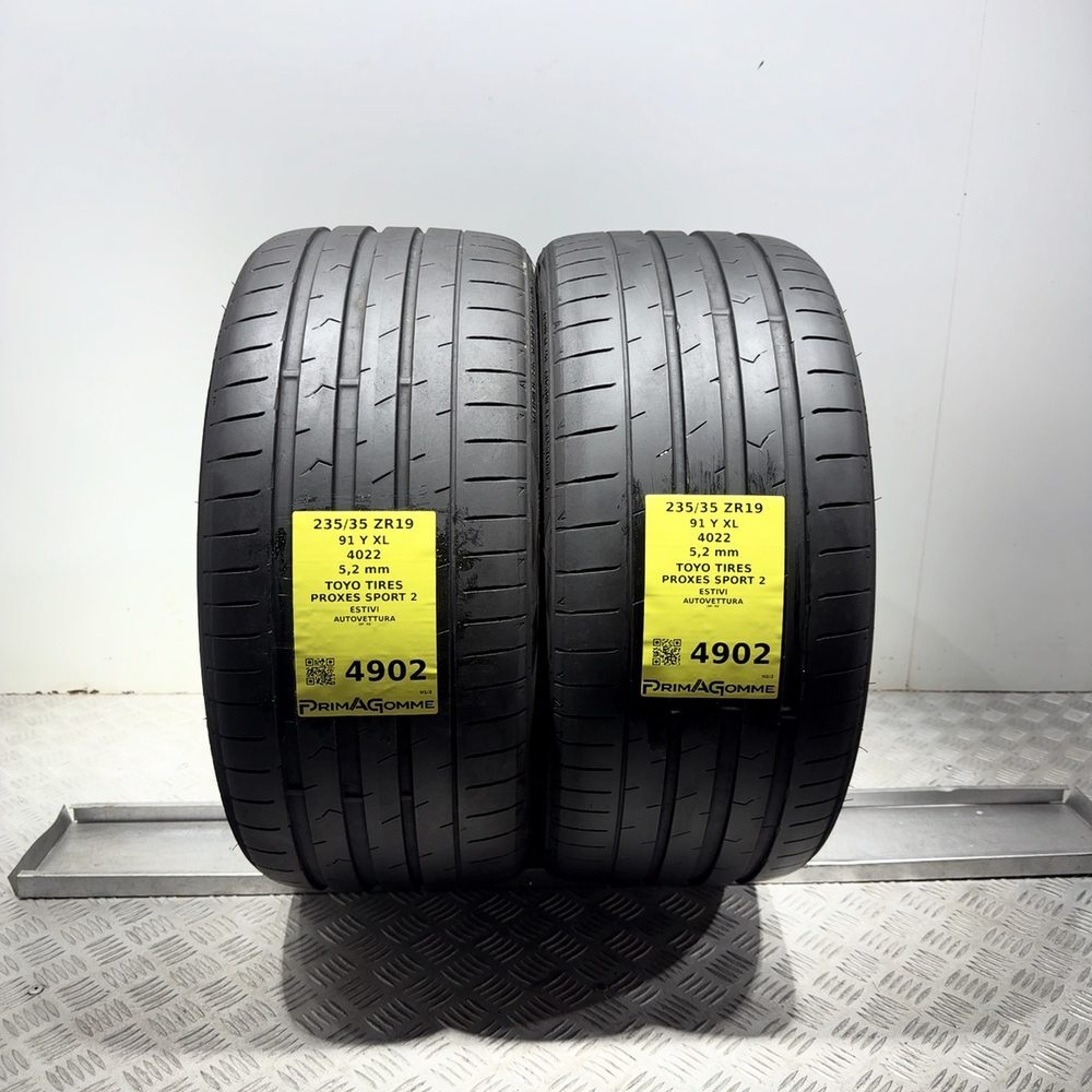 Gomme Usate 235 35 ZR19 91Y XL Toyo Tires Proxes Sport 2 74% Estive