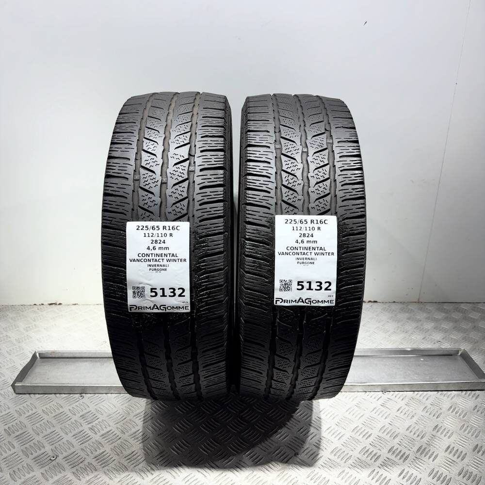 Gomme Usate 225 65 R16C 112/110R Continental Vancontact Winter Invernali