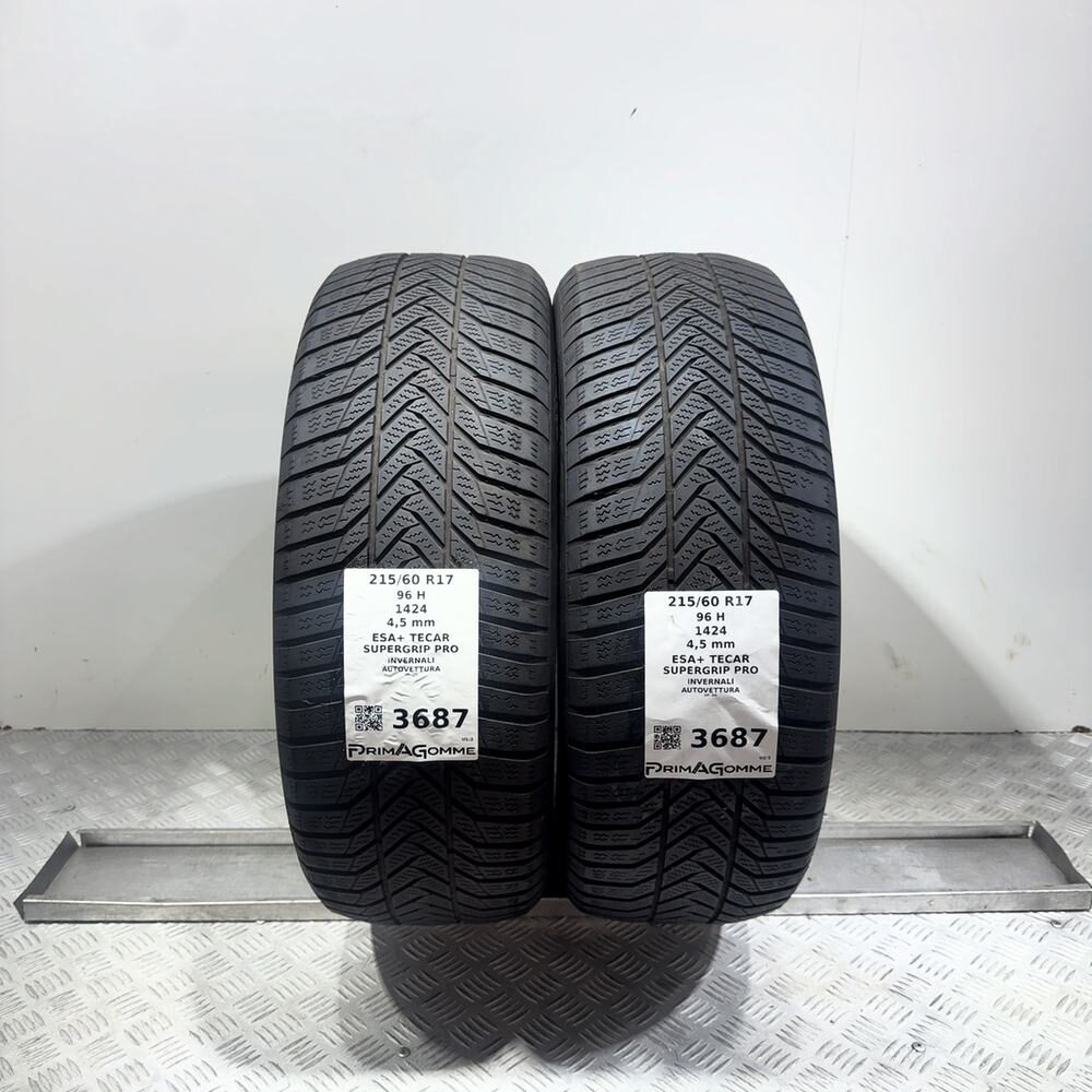Gomme Usate 215 60 R17 96H Esa+ Tecar Supergrip Pro Invernali