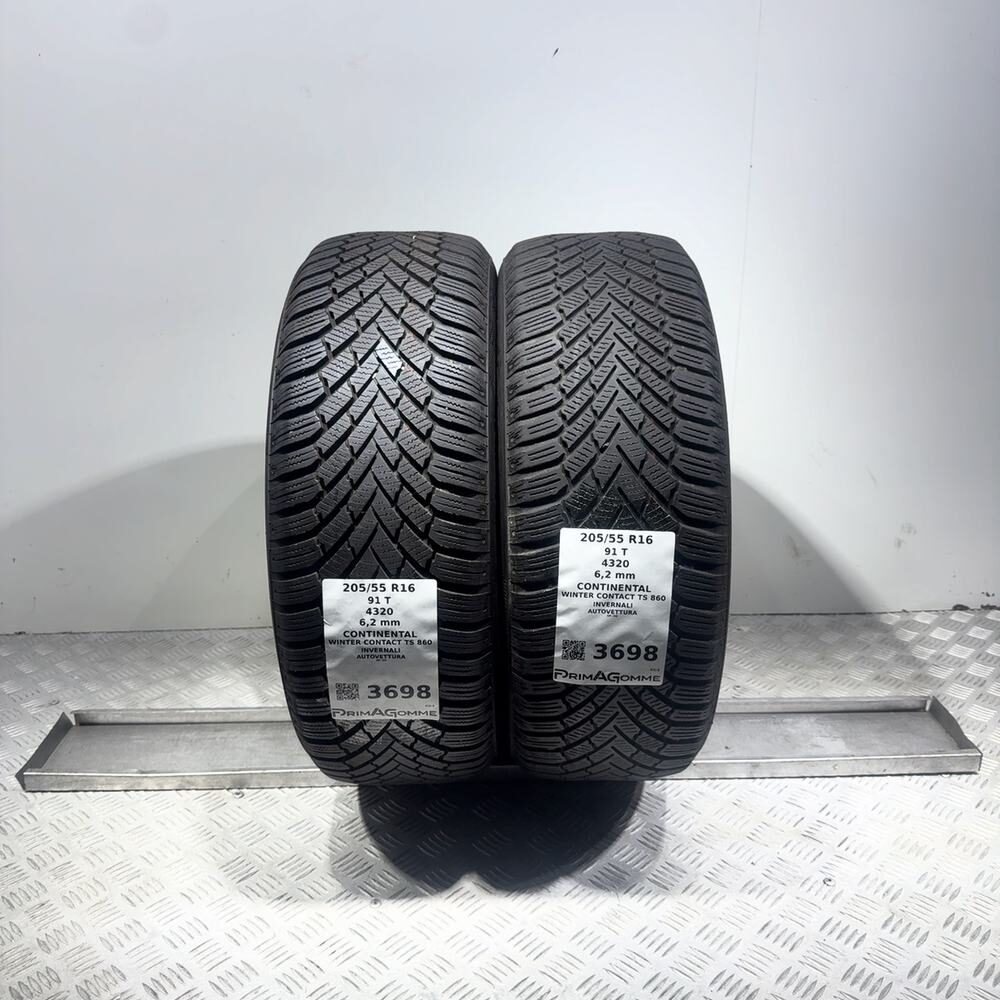 Gomme Usate 205 55 R16 91T Continental Winter Contact TS 860 89% Invernali